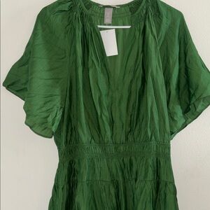 H&M Green Midi Dress